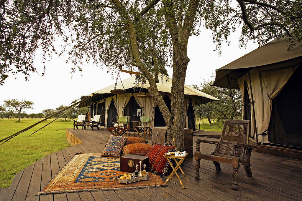 Zelte : Das Singita Sabora Tented Camp 